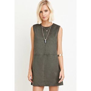 Forever 21 - NWOT Emerald Green Suede Dress (M)